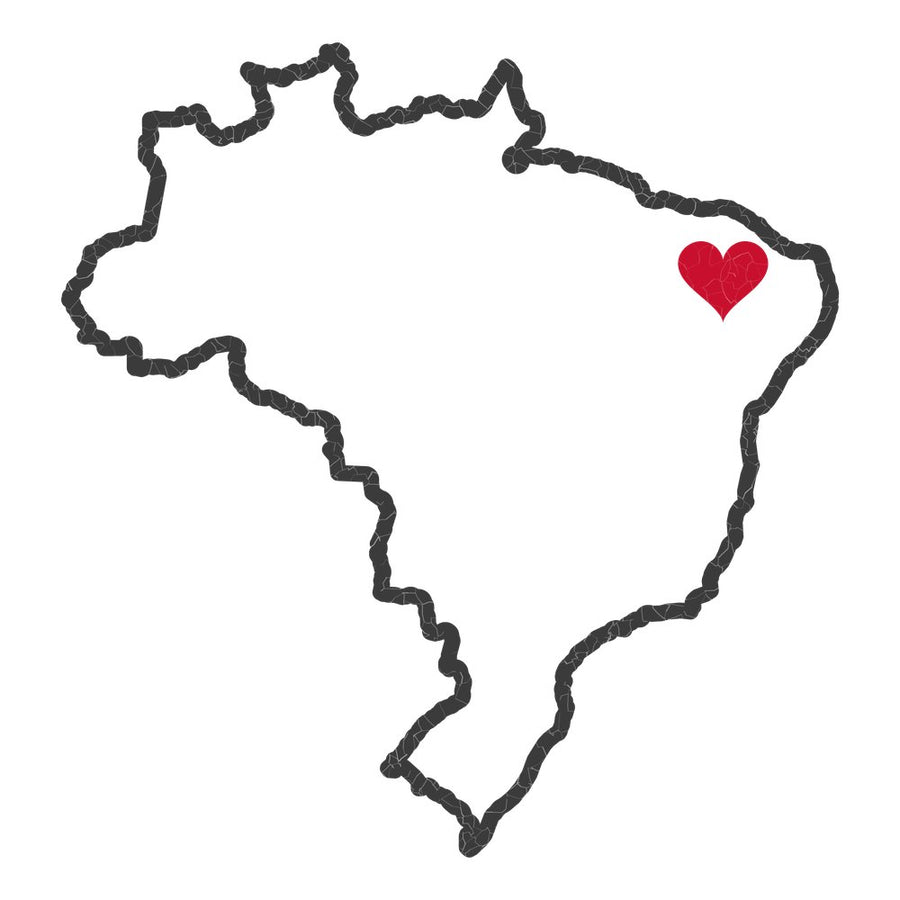 Brazil Fortaleza East Mission Heart Map design