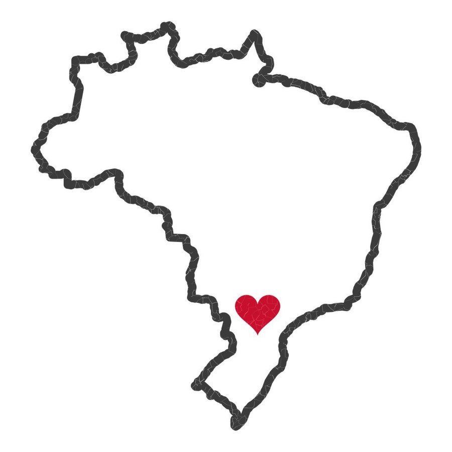Brazil Londrina Mission Heart Map design