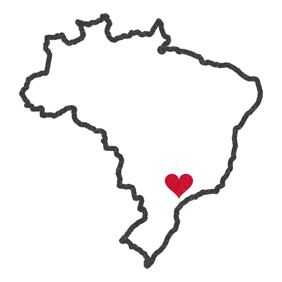 Brazil Piracicaba Mission Heart Map design
