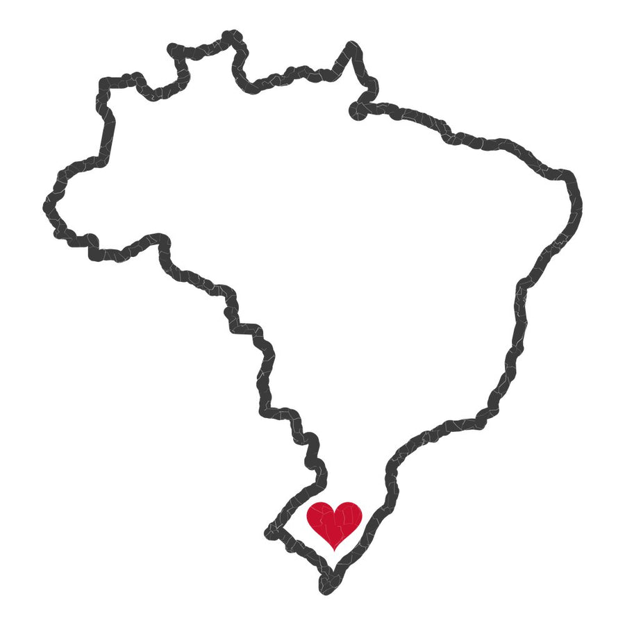 Brazil Porto Alegre North Mission Heart Map design