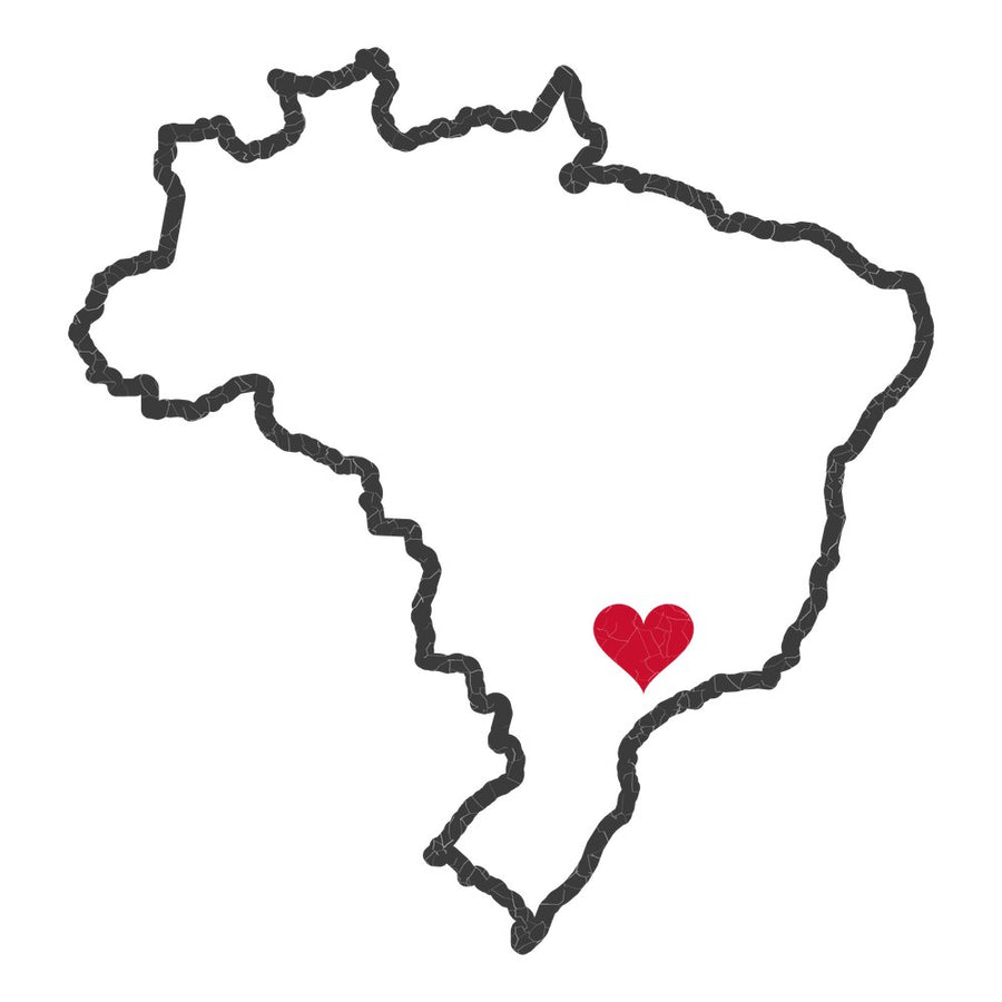 Brazil Ribeirao Preto Mission Heart Map design
