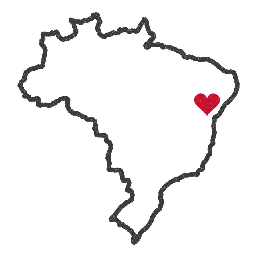 Brazil Salvador Mission Heart Map design