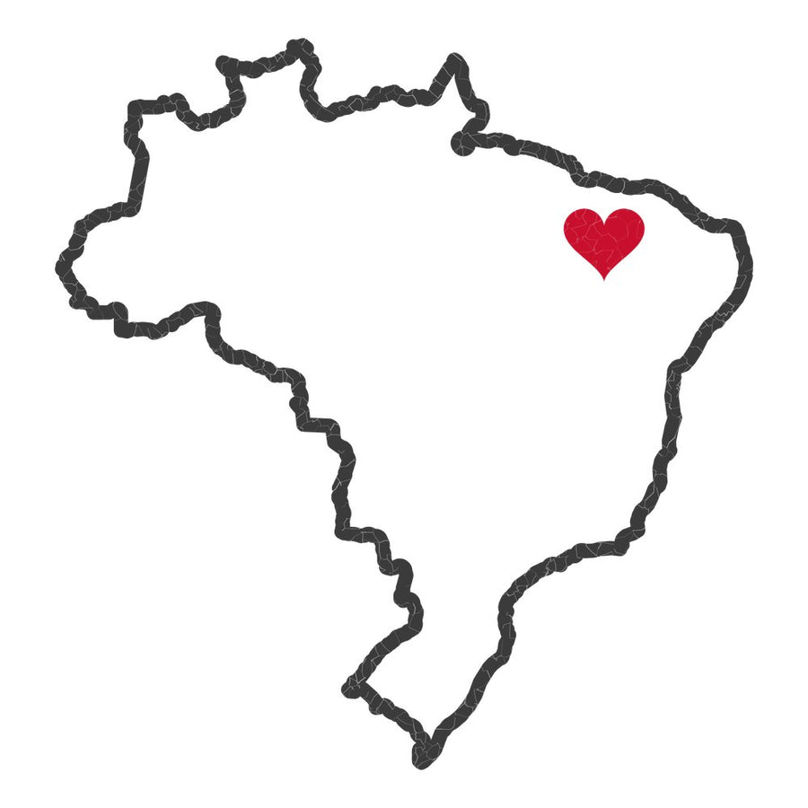 Brazil Teresina Mission Heart Map design