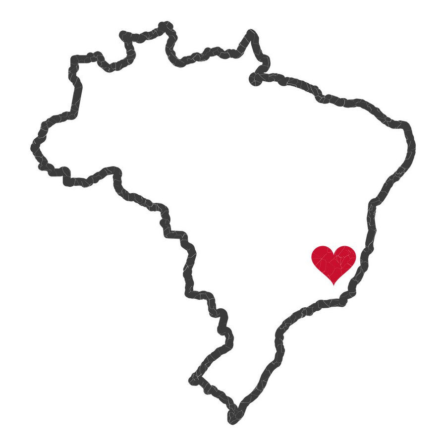 Brazil Vitoria Mission Heart Map design