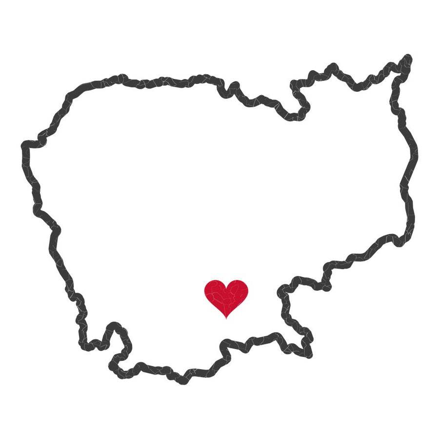 Cambodia Phnom Penh East Mission Heart Map design