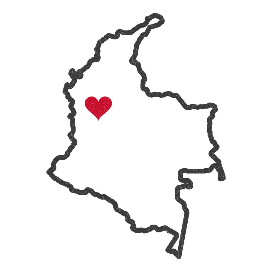 Colombia Medellin Mission Heart Map design
