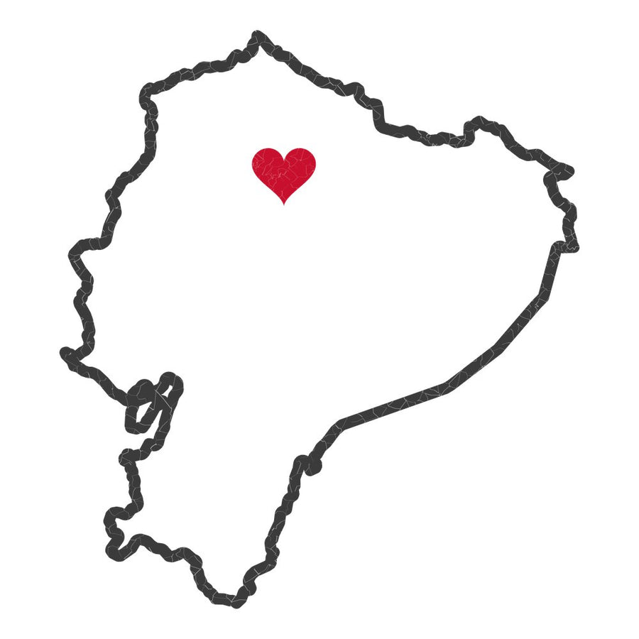Ecuador Quito North Mission Heart Map design