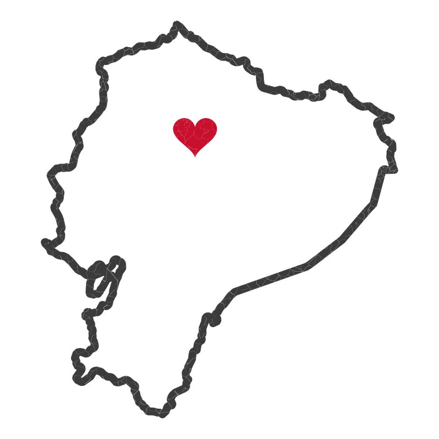 Ecuador Quito South Mission Heart Map design