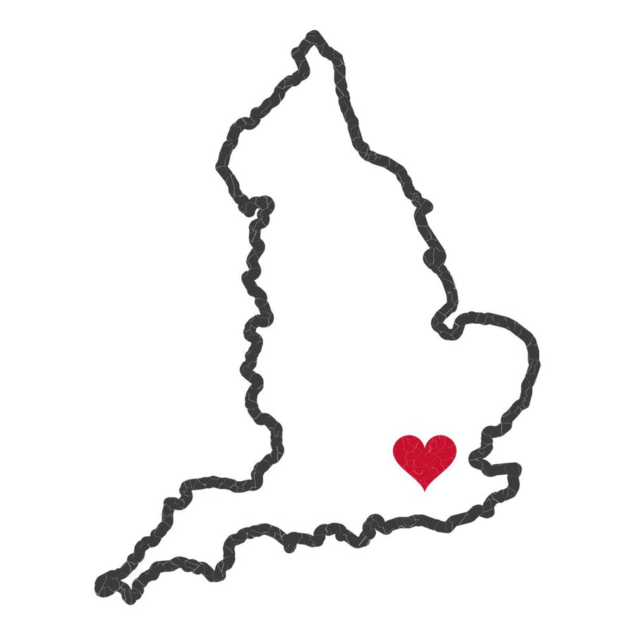 England London Mission Heart Map design