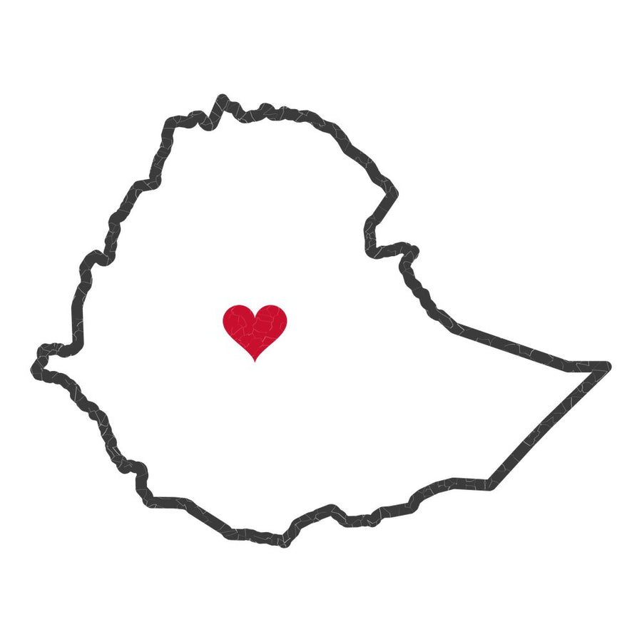 Ethiopia Addis Ababa Mission Heart Map design