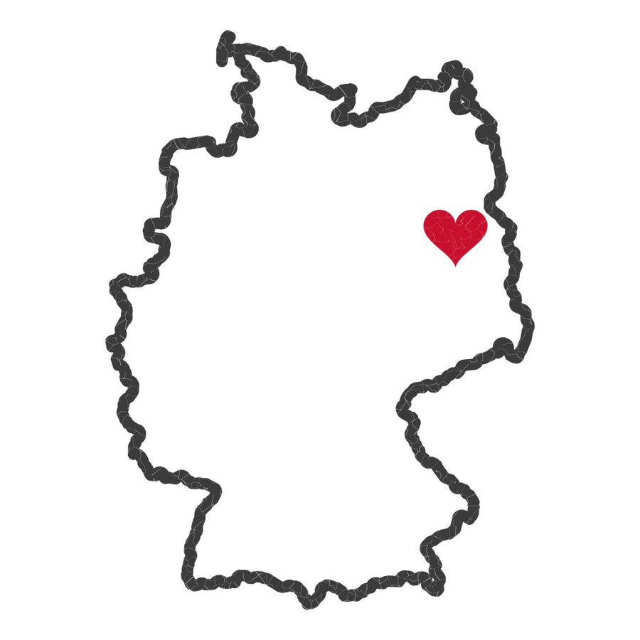 Germany Berlin Mission Heart Map design