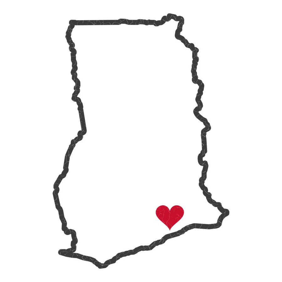 Ghana Accra North Mission Heart Map design