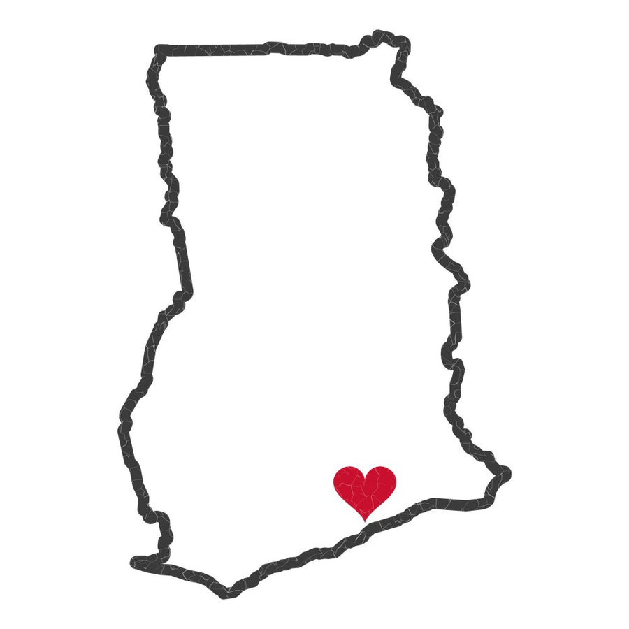 Ghana Accra West Mission Heart Map design