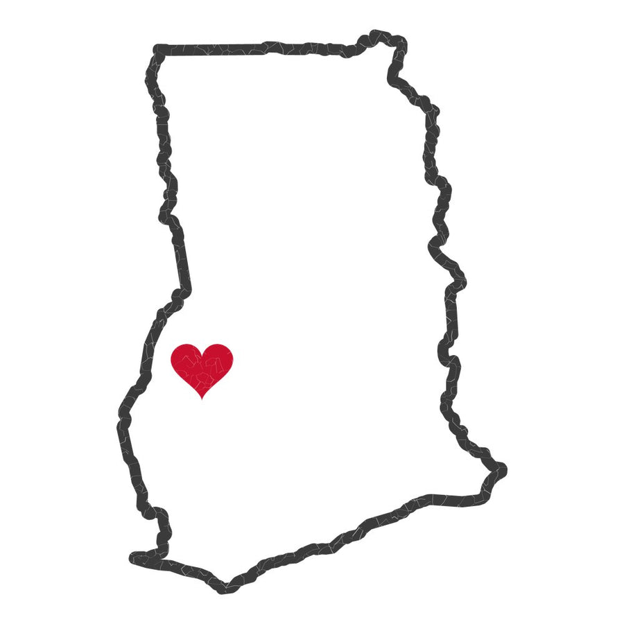Ghana Sunyani Mission Heart Map design