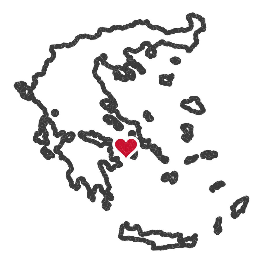 Greece Athens Mission Heart Map design