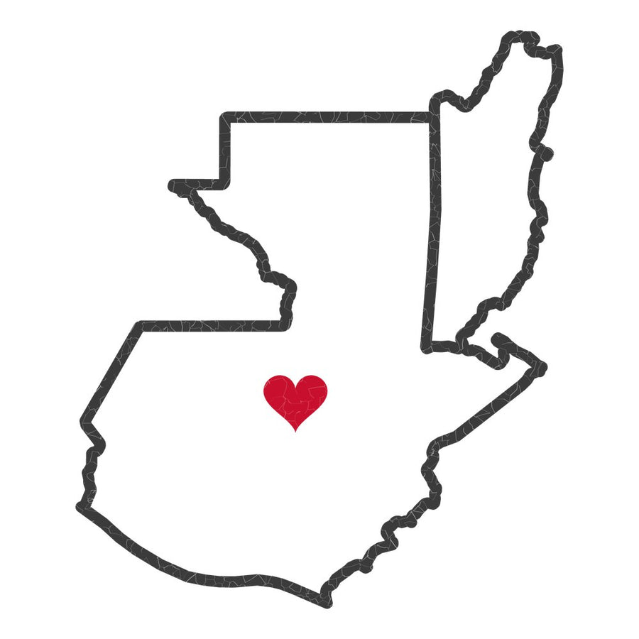 Guatemala Coban/Belize Mission Heart Map design