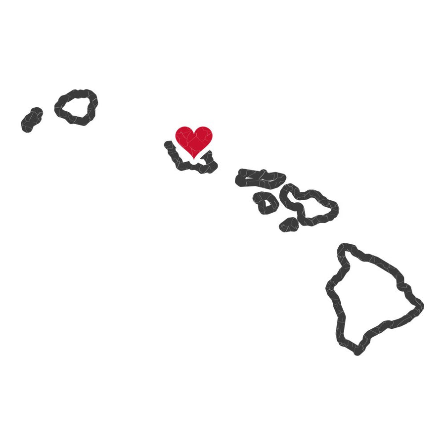 Hawaii Laie Mission Heart Map design