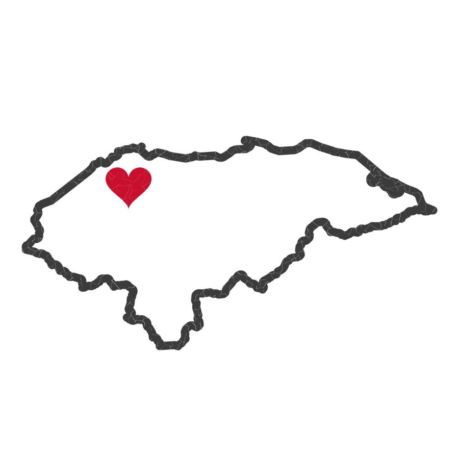Honduras San Pedro Sula East Mission Heart Map design