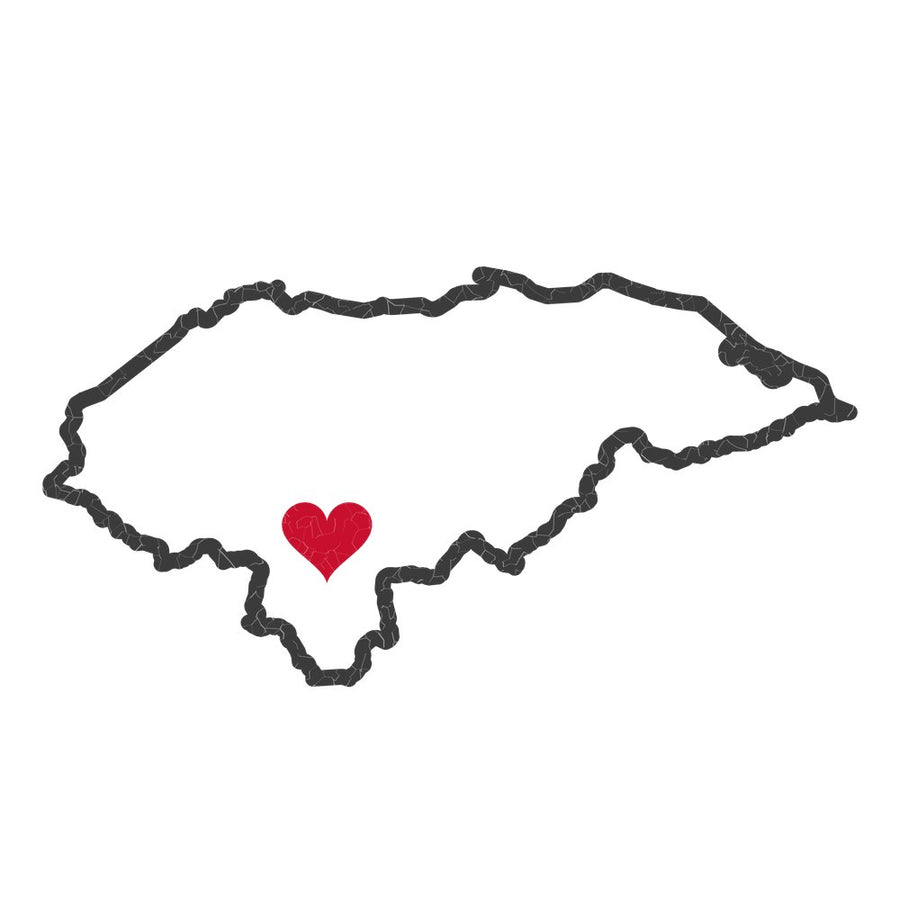 Honduras Tegucigalpa Mission Heart Map design