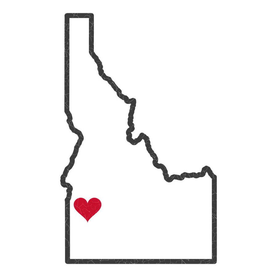 Idaho Boise Mission Heart Map design