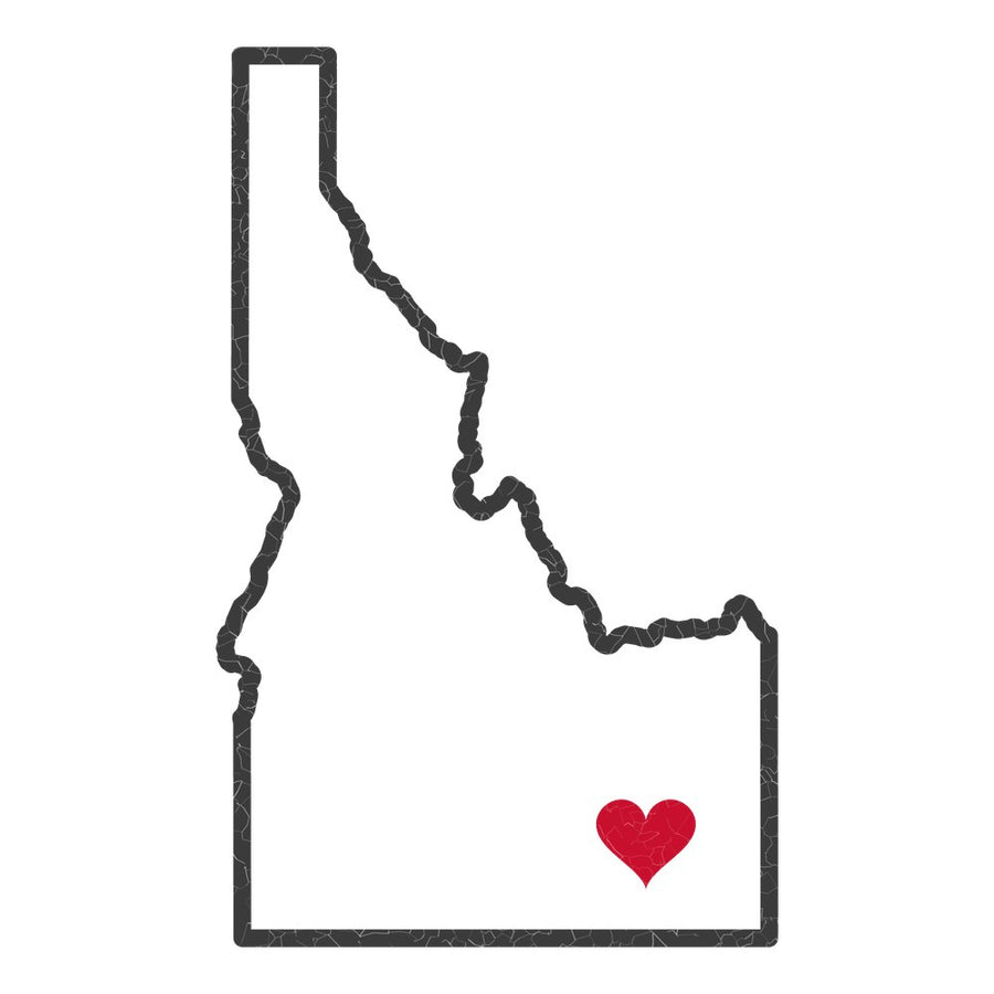 Idaho Pocatello Mission Heart Map design