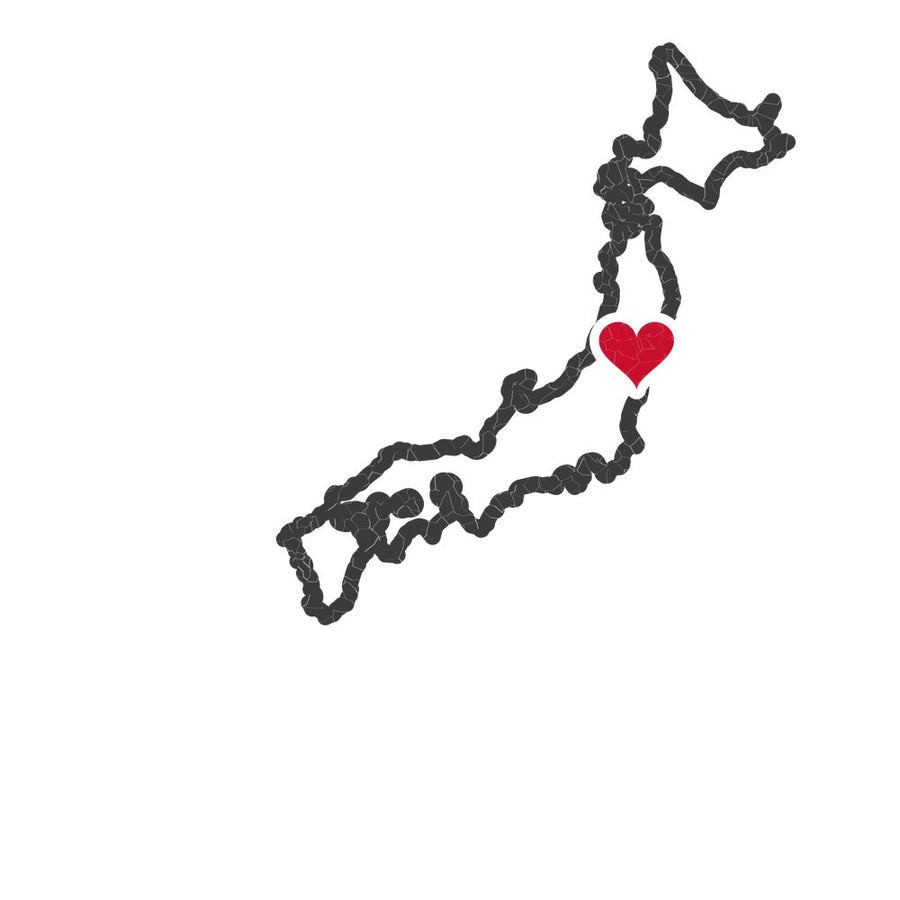 Japan Sendai Mission Heart Map design