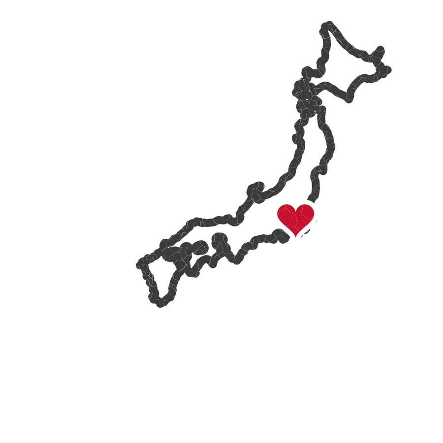 Japan Tokyo North Mission Heart Map design