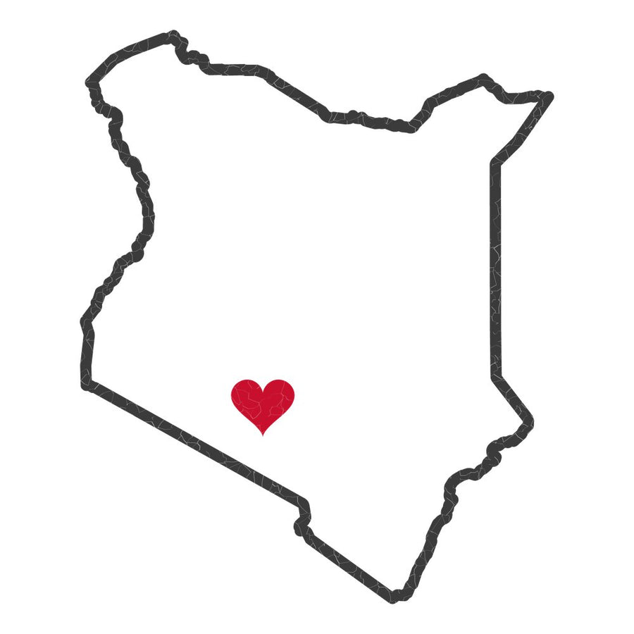 Kenya Nairobi East Mission Heart Map design