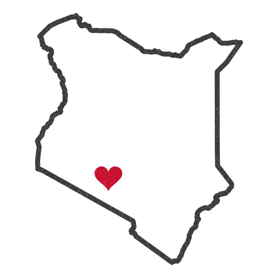 Kenya Nairobi West Mission Heart Map design
