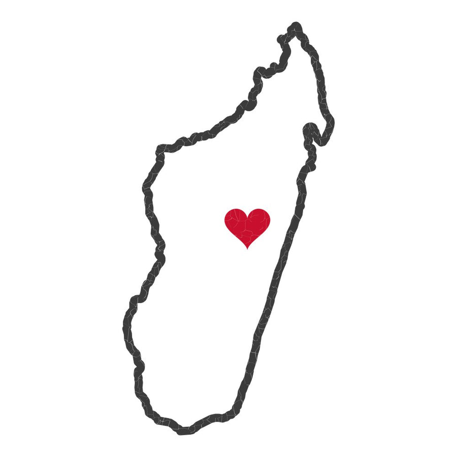 Madagascar Antananarivo North Mission Heart Map design