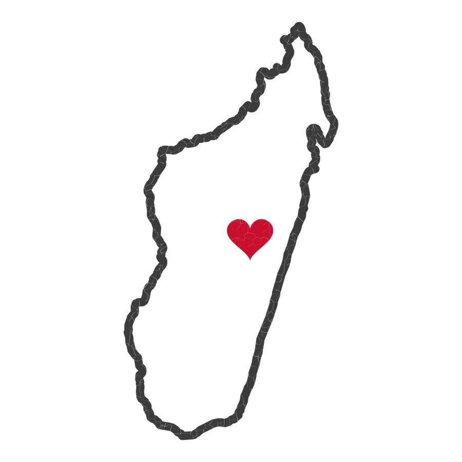 Madagascar Antananarivo South Mission Heart Map design