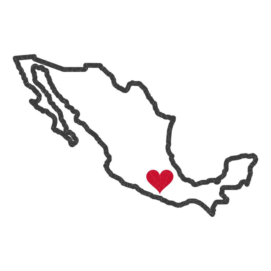 Mexico Cuautla Mission Heart Map design