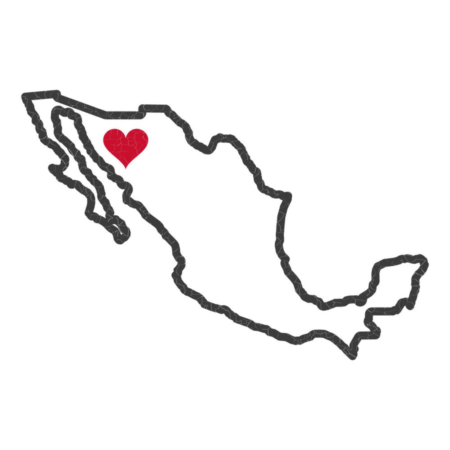 Mexico Hermosillo Mission Heart Map design