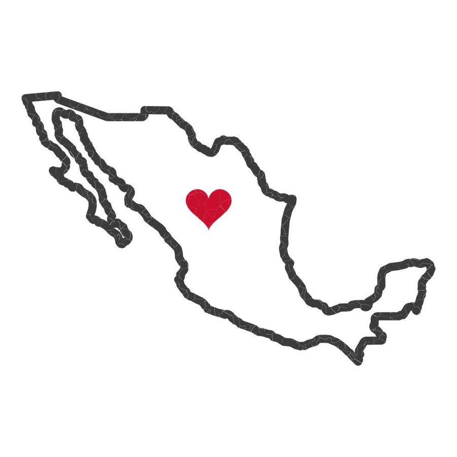 Mexico Torreon Mission Heart Map design