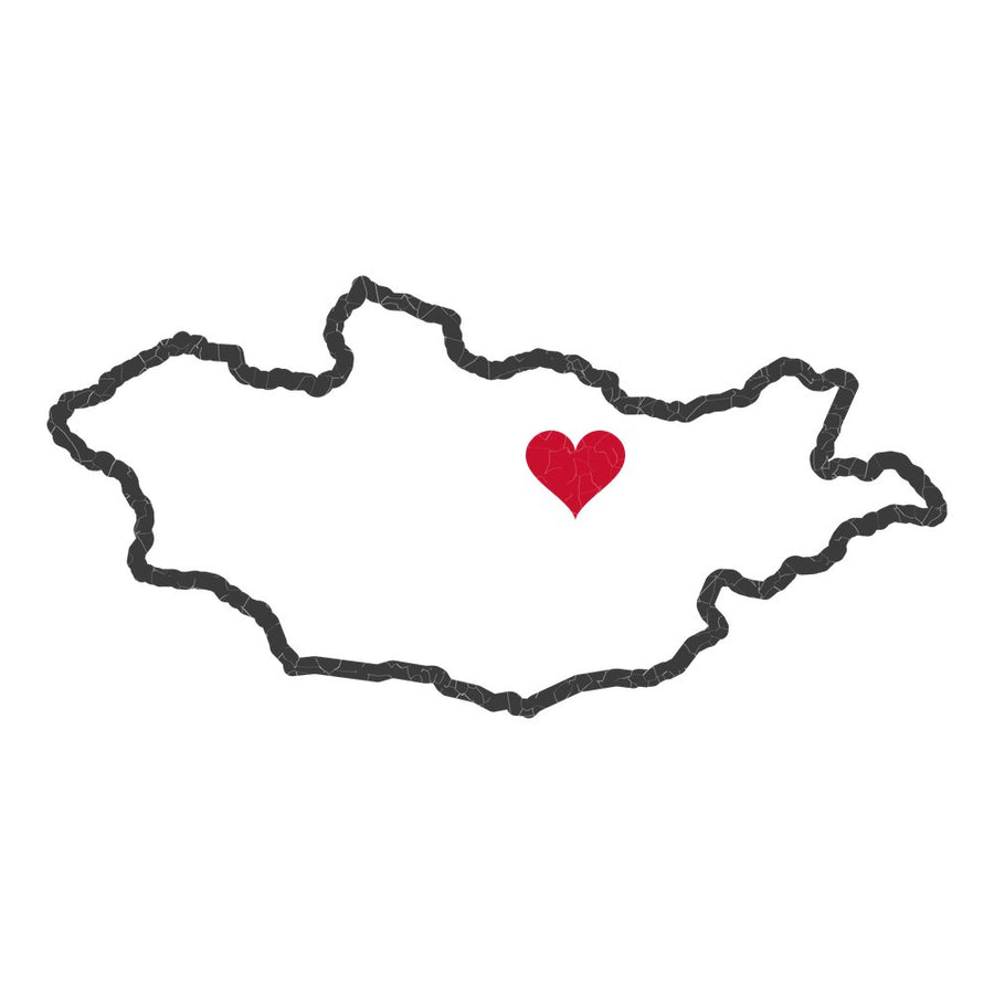 Mongolia Ulaanbaatar West Mission Heart Map design