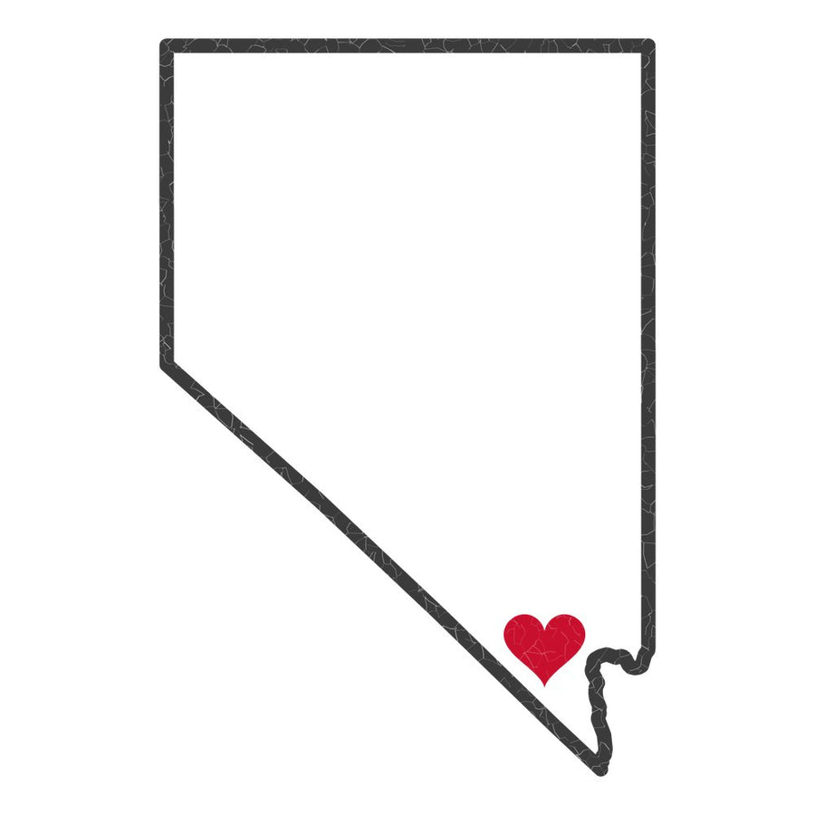 Nevada Las Vegas West Mission Heart Map design