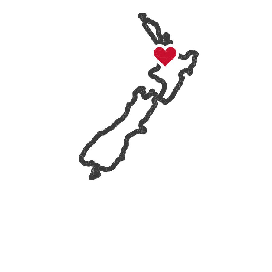 New Zealand Hamilton Mission Heart Map design