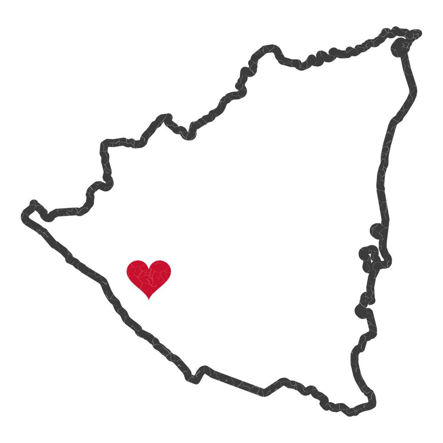 Nicaragua Managua North Mission Heart Map design
