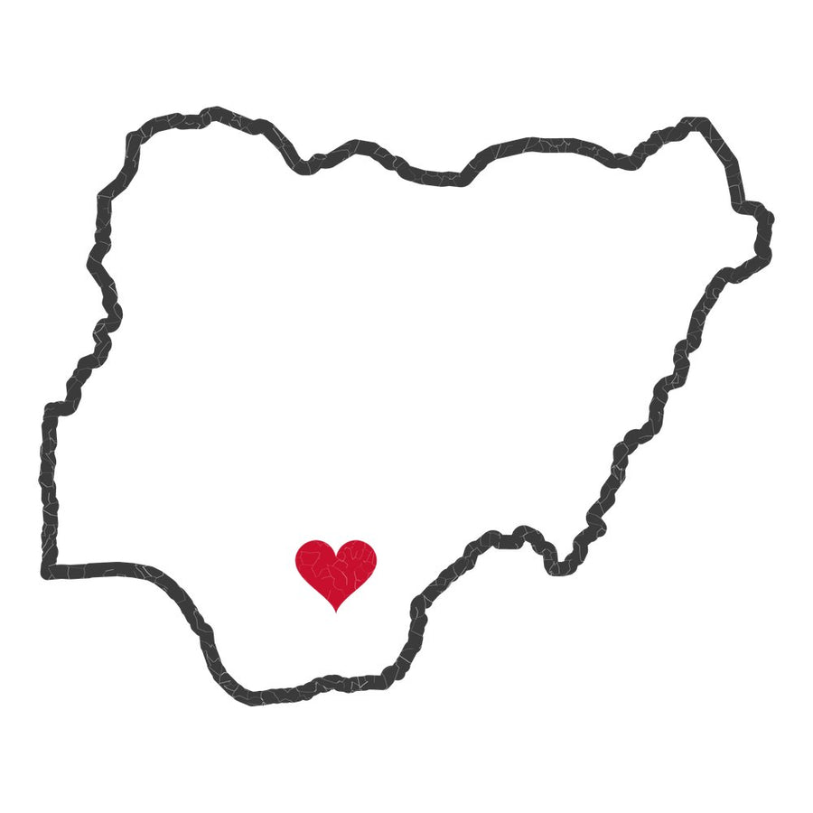 Nigeria Enugu Mission Heart Map design