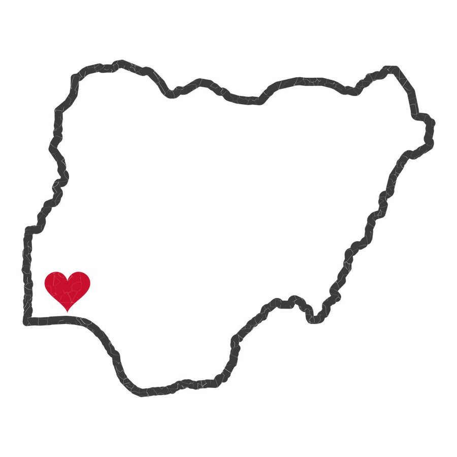 Nigeria Ibadan Mission Heart Map design