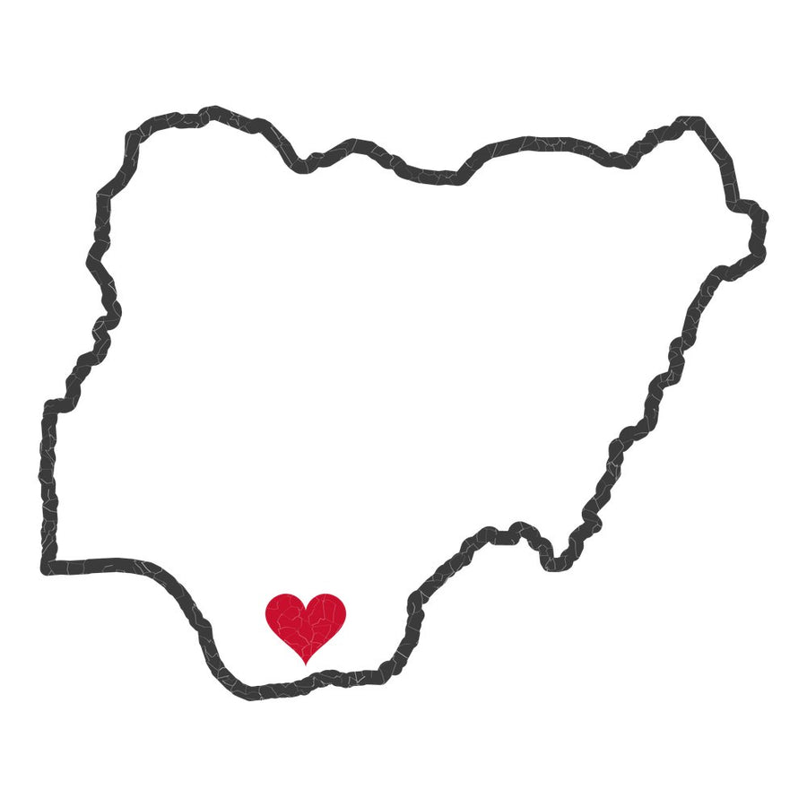 Nigeria Owerri Mission Heart Map design