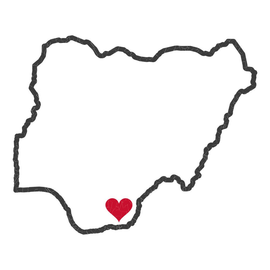 Nigeria Uyo Mission Heart Map design