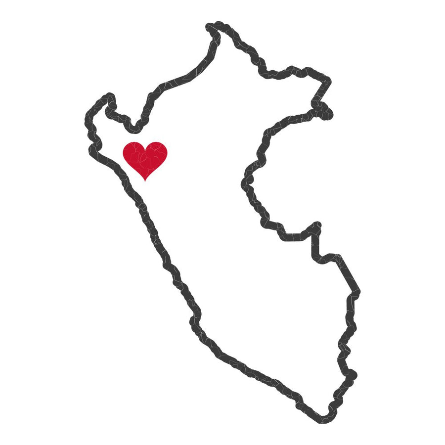 Peru Chiclayo Mission Heart Map design