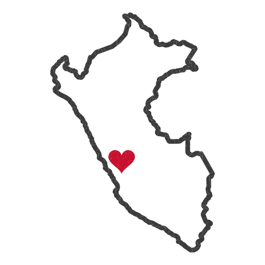 Peru Limatambo Mission Heart Map design