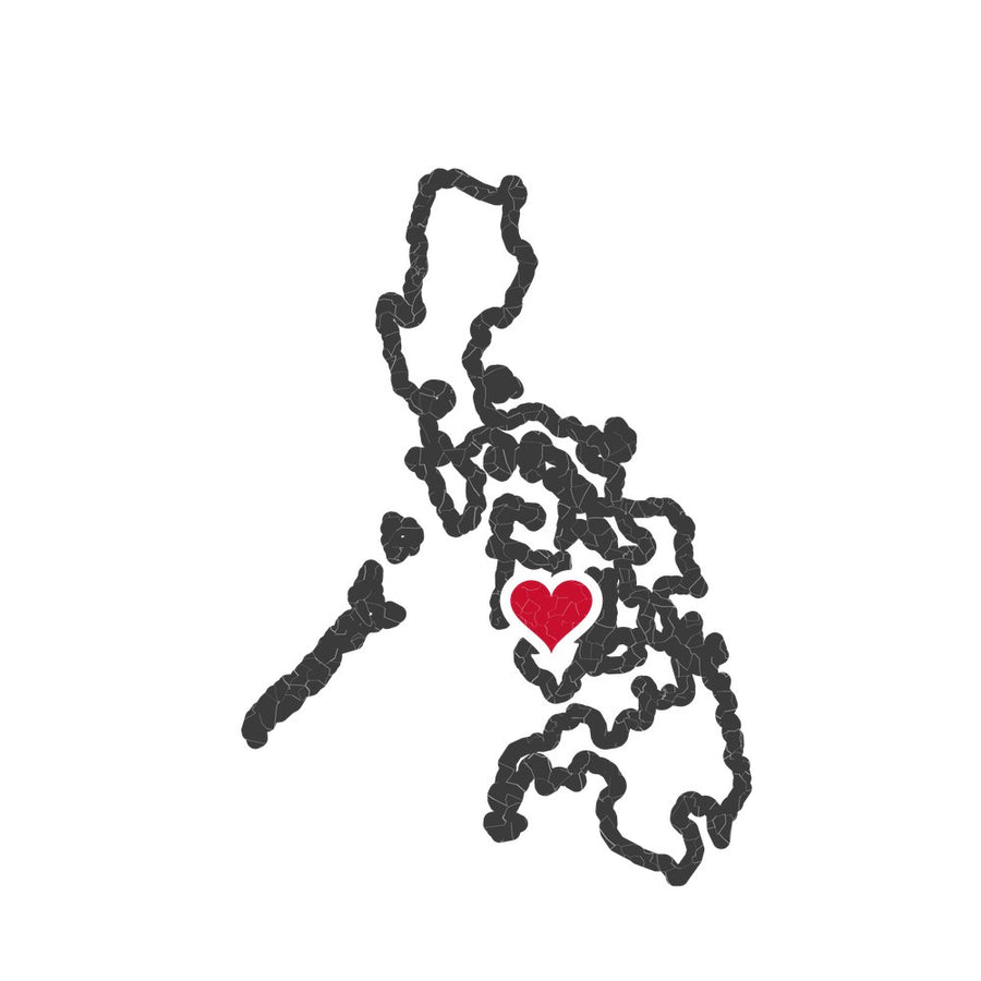 Philippines Bacolod Mission Heart Map design