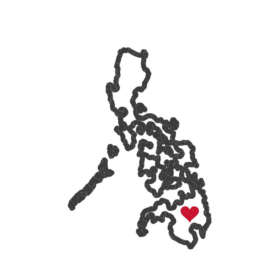 Philippines Cagayan De Oro Mission Heart Map design