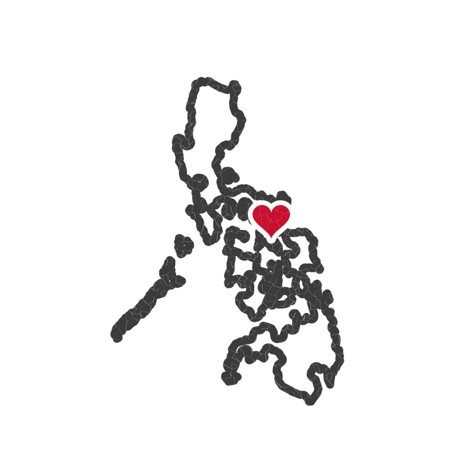 Philippines Legazpi Mission Heart Map design