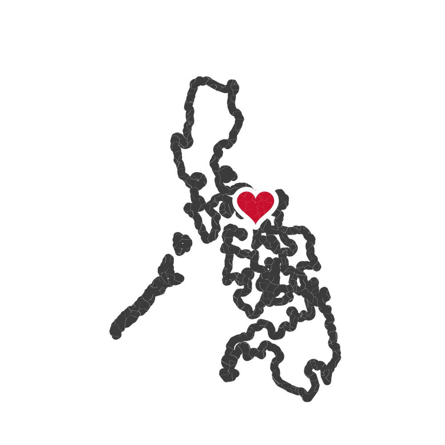 Philippines Naga Mission Heart Map design