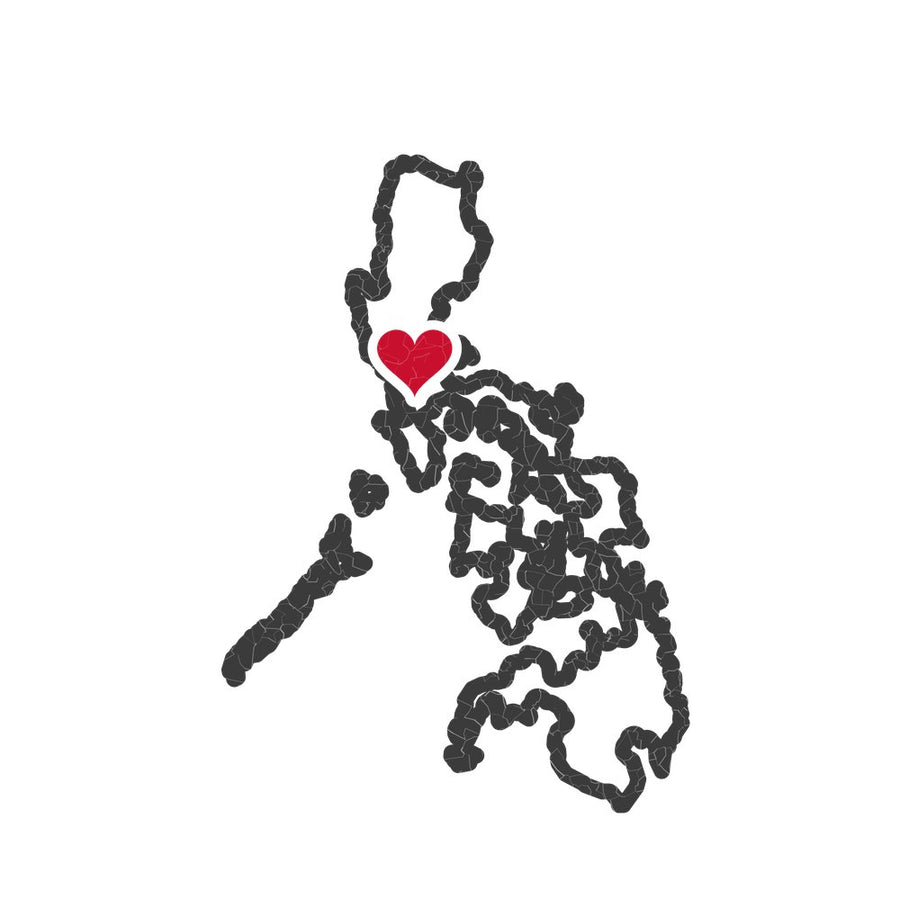 Philippines Quezon City North Mission Heart Map design