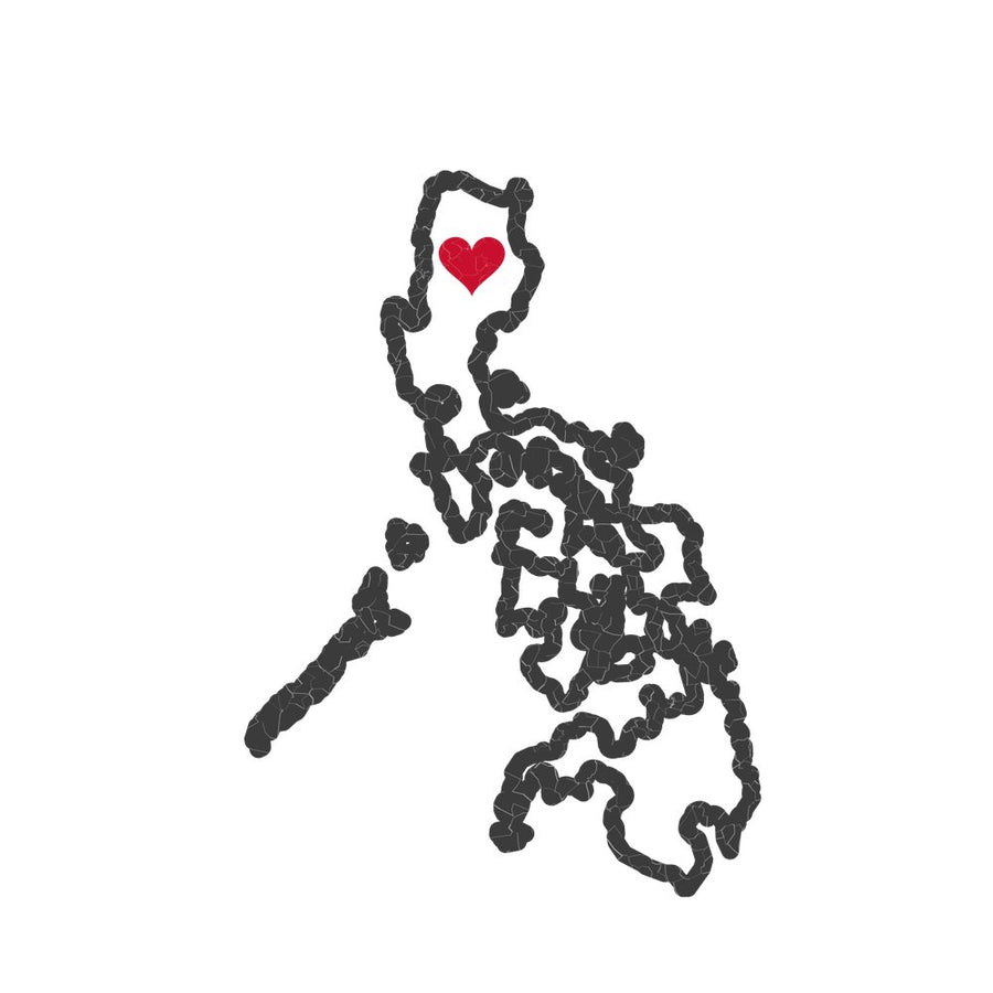 Philippines Tuguegarao Mission Heart Map design